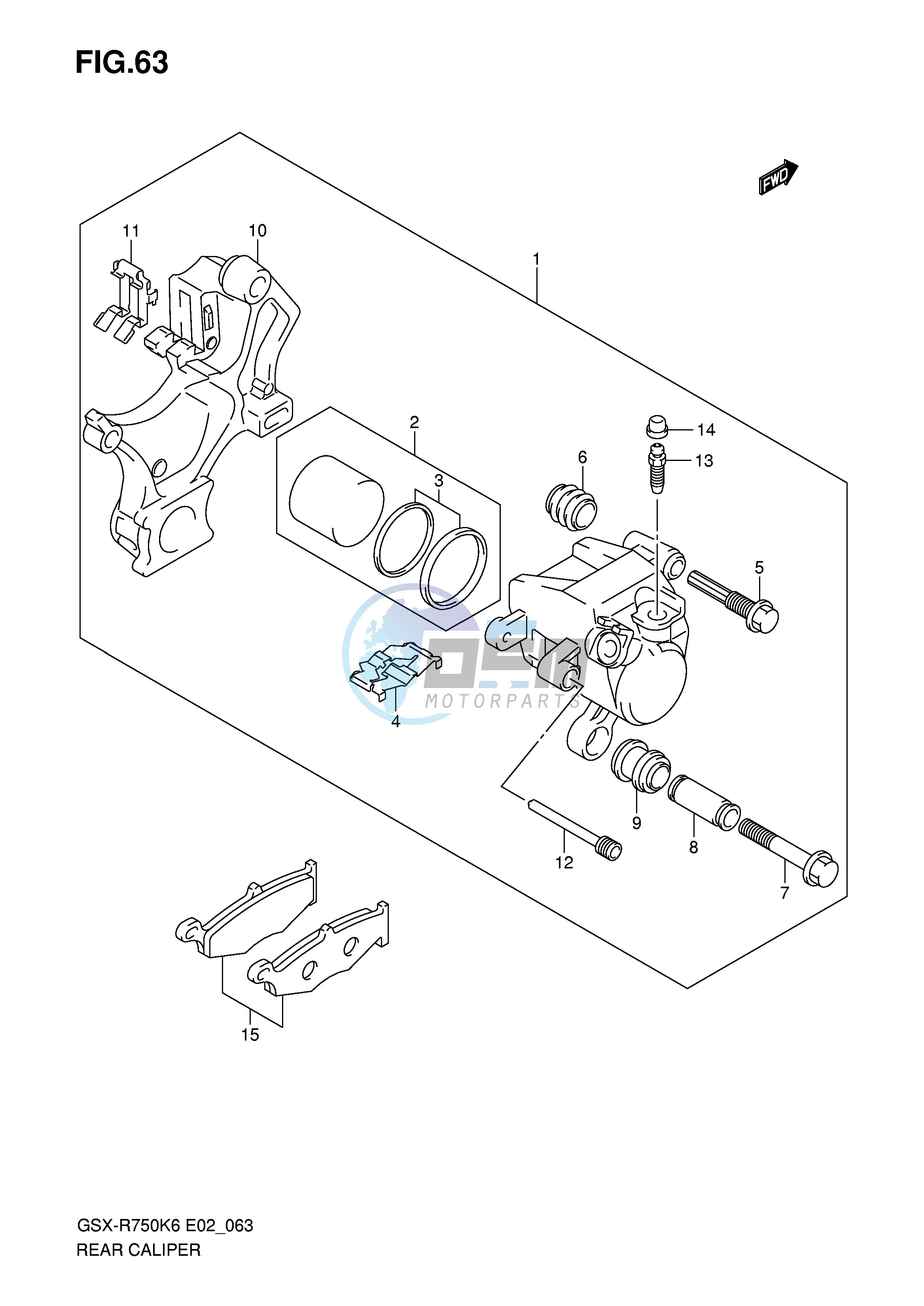 REAR CALIPER