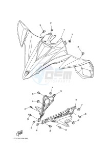 YFZ450R YFZ45YSXJ (BW29) drawing FRONT FENDER