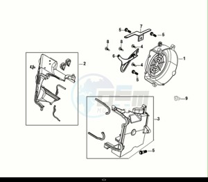 ORBIT III 125 (XE12W2-EU) (E5) (M1) drawing SHROUD ASSY