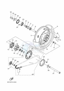 MT-10 SP MTN1000D (BGG1) drawing REAR WHEEL