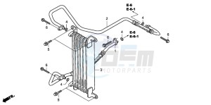 TRX500FA FOURTRAX FOREMAN drawing OIL COOLER