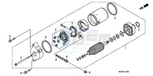 ST13009 France - (F / CMF MME) drawing STARTING MOTOR