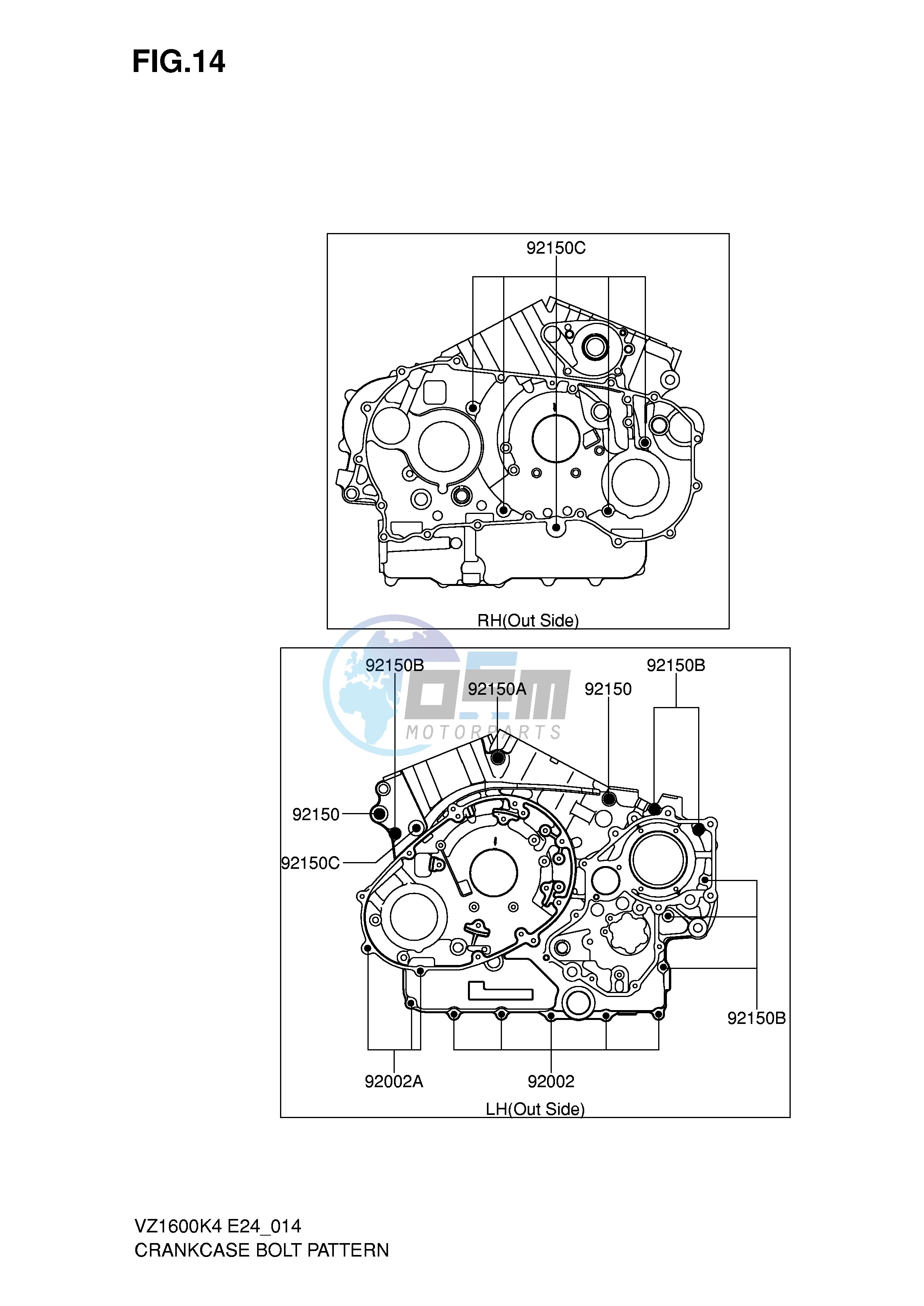 CRANKCASE BOLT PATTERN