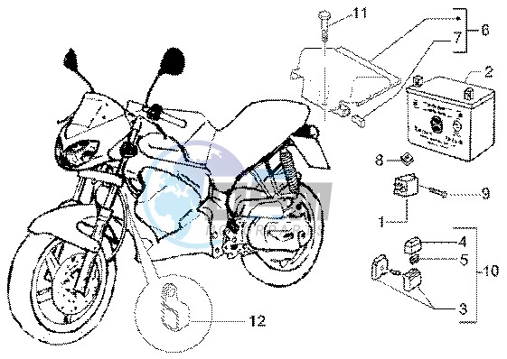 Battery - Remote control switch