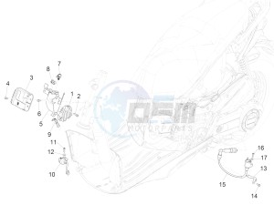 Liberty 50 iGet 4T 3V-2015-2017 (EMEA) drawing Voltage Regulators - Electronic Control Units (ecu) - H.T. Coil