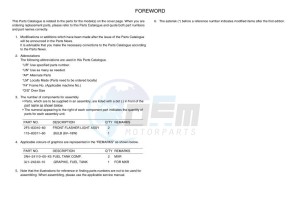 XSR700 MTM690D (BJX1) drawing Infopage-3