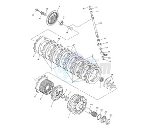 YZF R1 1000 drawing CLUTCH