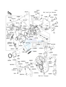 VN 1600 B [VULCAN 1600 MEAN STREAK] (B6F-B8FA) B7F drawing THROTTLE