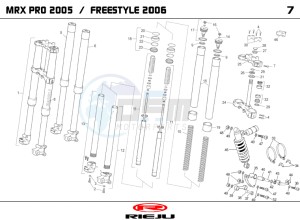 MRX-50-FREESTYLE-BLUE drawing SUSPENSION