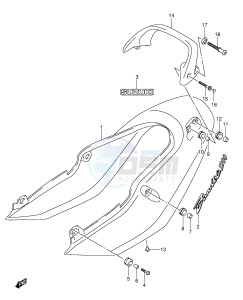 GSF1200 (E2) Bandit drawing SEAT TAIL COVER (GSF1200K3)