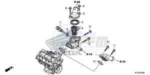 CBR600RAD CBR600RR ABS UK - (E) drawing THERMOSTAT