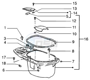 NRG 50 MC3 DT drawing Case - Helmet