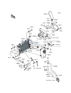 NINJA_250SL BX250AFF XX (EU ME A(FRICA) drawing Radiator