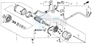 VT1100C drawing STARTING MOTOR