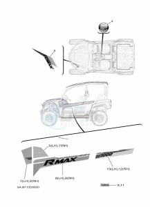 YXF1000EW YX10FRPAN (B4JA) drawing GRAPHICS