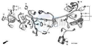 XL125VA EU / CMF - (EU / CMF) drawing WIRE HARNESS