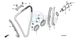 CB1300A9 BR / ABS MME - (BR / ABS MME) drawing CAM CHAIN/TENSIONER