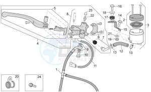 RSV 4 1000 APRC Factory Std SE drawing Front master brake cilinder