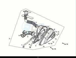 MIO 50I (FS05W2-NL) (E5) (M1) drawing AIR CLEANER