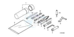 TRX420FA9 Australia - (U) drawing TOOLS