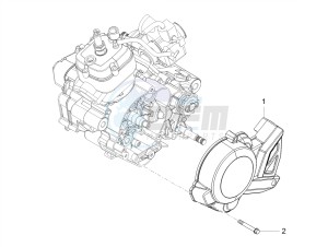 SX 50 LOW SEAT E4 (EMEA) drawing Flywheel cover