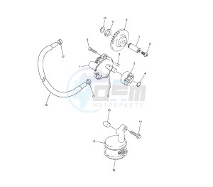 WR F 450 drawing OIL PUMP