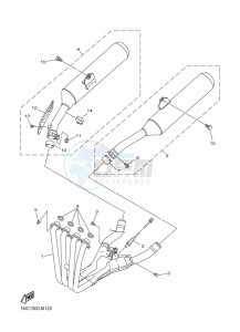 FJR1300D-AS FJR1300AS (B959) drawing EXHAUST