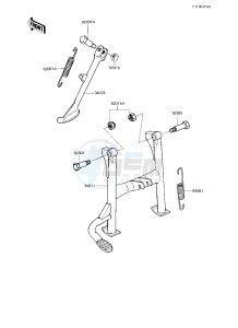 KZ 750 L [L3] drawing STANDS