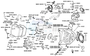 PEOPLE S 300 I drawing Cylinder Head Cover  -  Cylinder Head