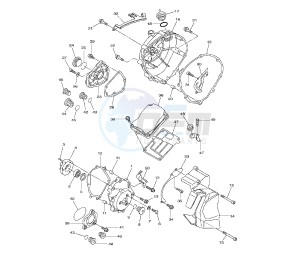 FZ8-NA 800 drawing CRANKCASE COVER