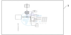 XL700VA9 UK - (E / ABS MKH SPC) drawing FOG LIGHT CONTROLLER