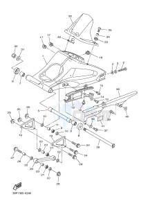 FZ8-N 800 FZ8 (NAKED) (39PS 39PU) drawing REAR ARM