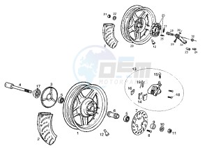 ATLANTIS O2 - 50 cc drawing WHEELS