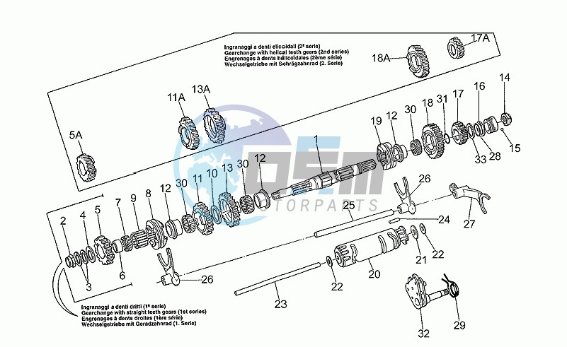 Driven shaft