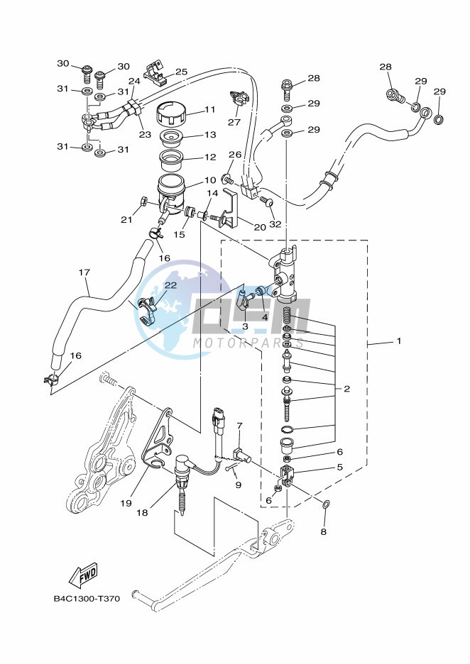 REAR MASTER CYLINDER