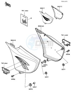 ZN 700 A [LTD SHAFT] (A1-A2) [LTD SHAFT] drawing SIDE COVERS