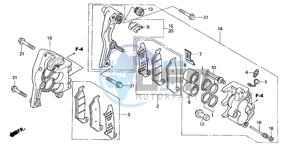 FRONT BRAKE CALIPER