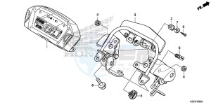 CRF250MF CRF250M UK - (E) drawing METER