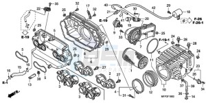 CB1300SA9 KO / ABS BCT TY2 drawing AIR CLEANER