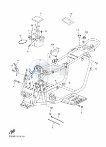 YFZ50 (BW4G) drawing FRAME