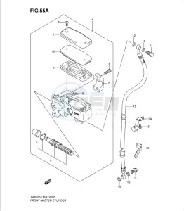 VZ800K9 drawing FRONT MASTER CYLINDER (MODEL K7/K8/K9)