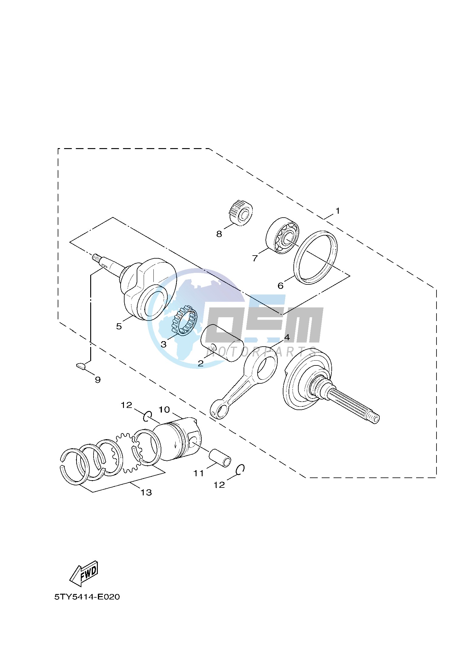 CRANKSHAFT & PISTON