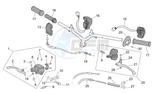 Scarabeo 100 4T e2 drawing Controls