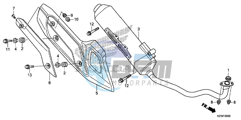 EXHAUST MUFFLER