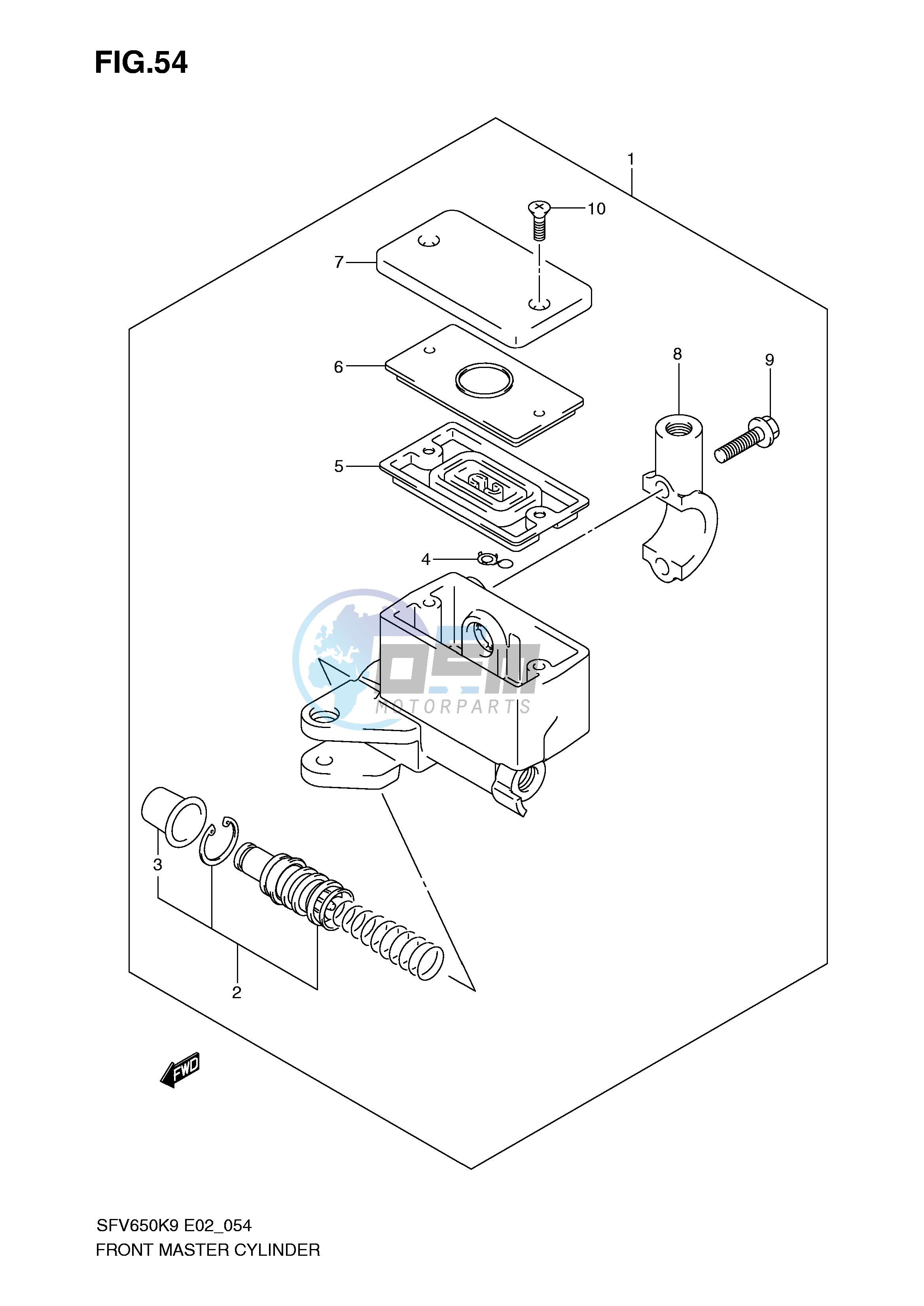 FRONT MASTER CYLINDER