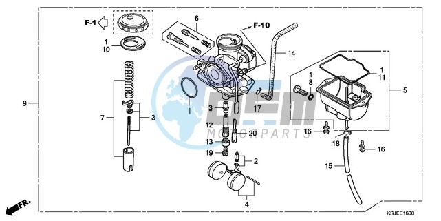 CARBURETOR (CRF80F)