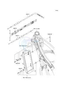 KX 450 D [KX450F] (D6F) D6F drawing CABLES