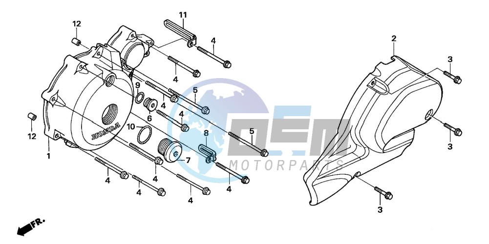 LEFT CRANKCASE COVER