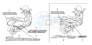 FES125A S-WING drawing MARK