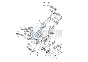 YP MAJESTY 150 drawing FRAME